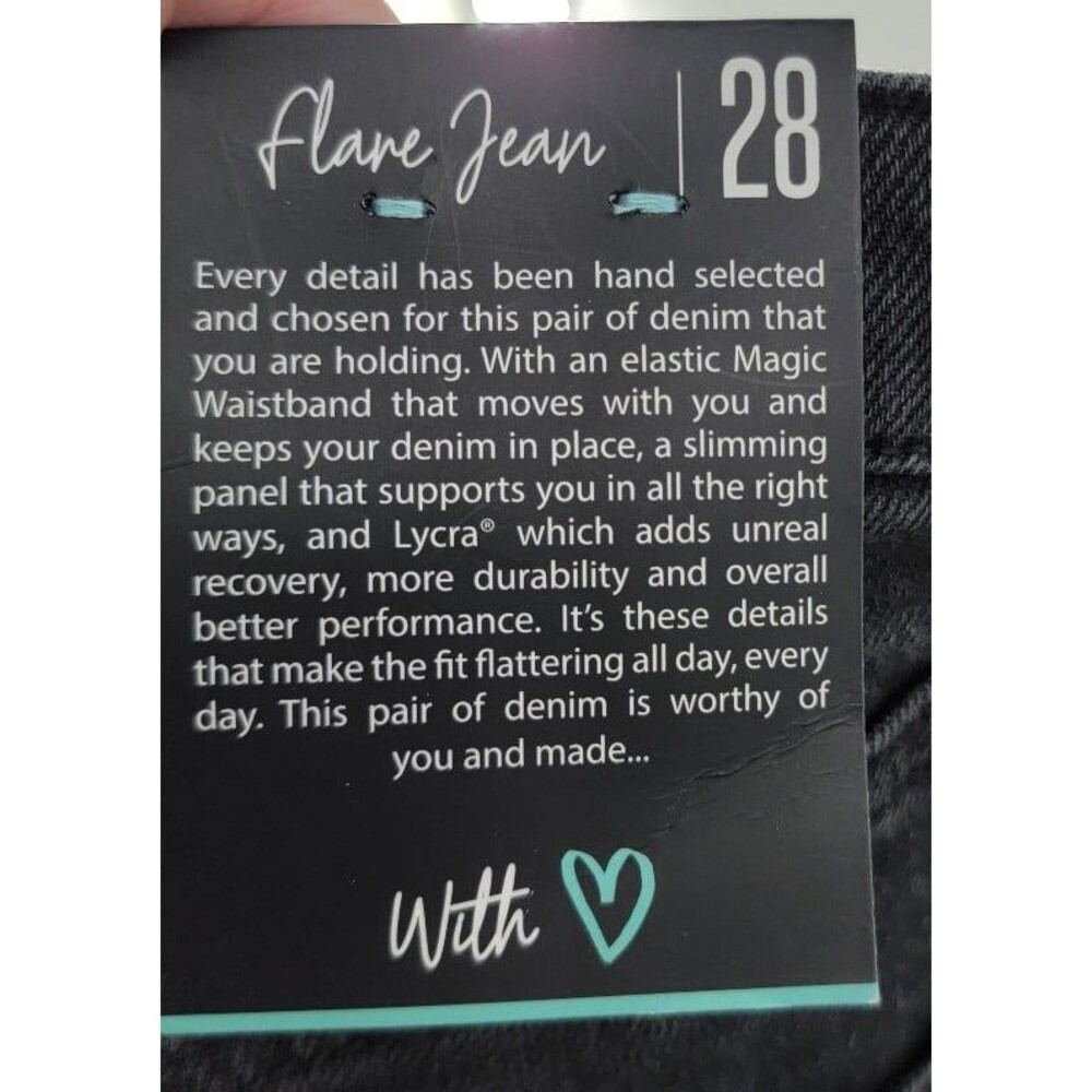 Lularoe Flare Jeans NWT - Picture 5 of 7
